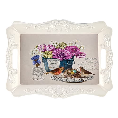 Large Decorated Tray